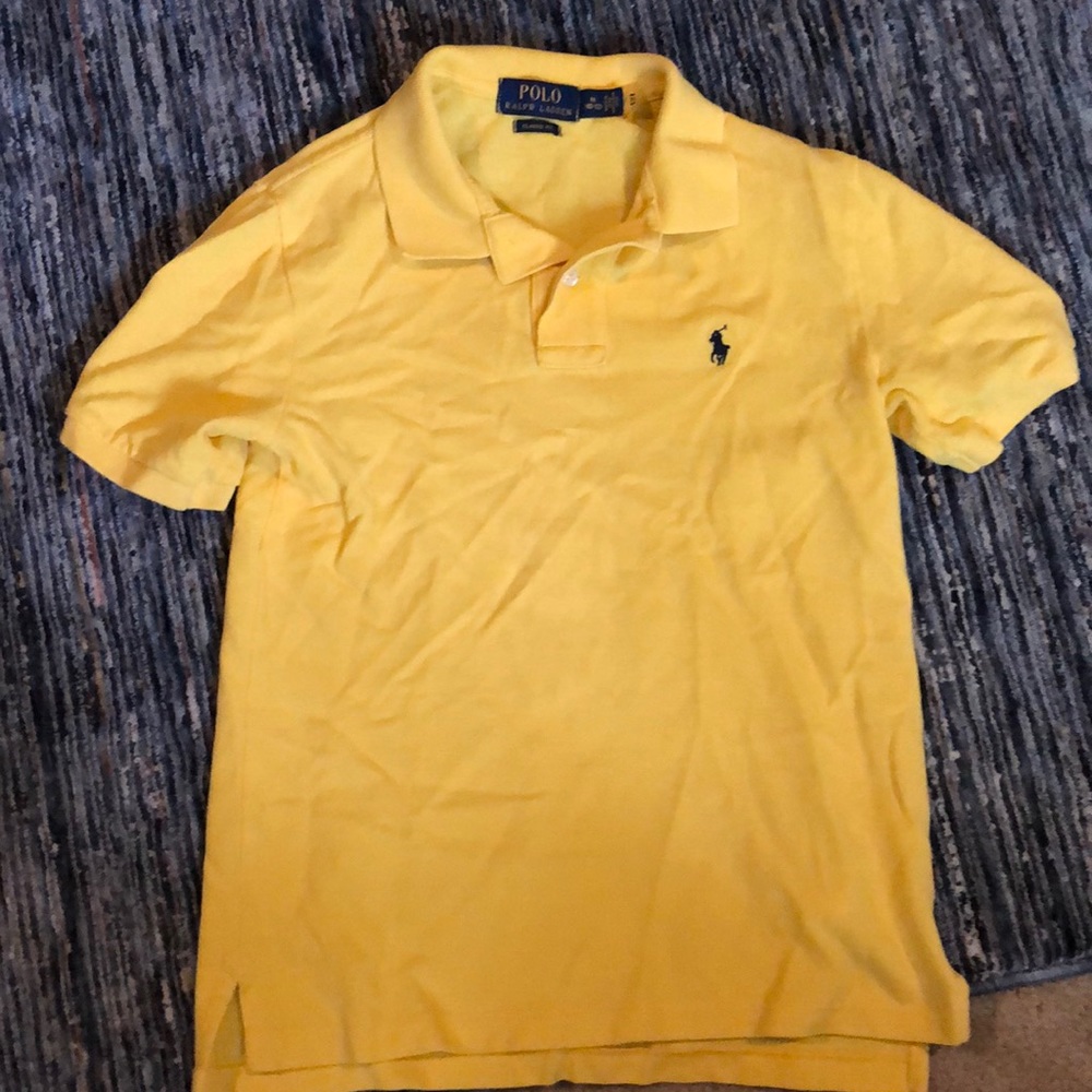 Polo Ralph Lauren yellow polo shirt